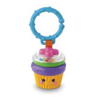 New Fisher Price Cupcake Rattle Baby Learning Fun Toys