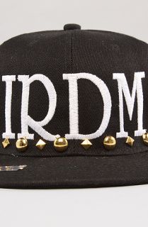 iridium irdm Hat Black and White with studs