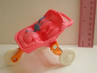Fisher Price Dollhouse Twin Double Fold Up Stroller