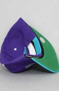  snapback hat m n script purple teal $ 35 00 converter share on tumblr