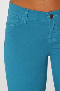 Dittos The Dawn Mid Rise Skinny Jean in Teal