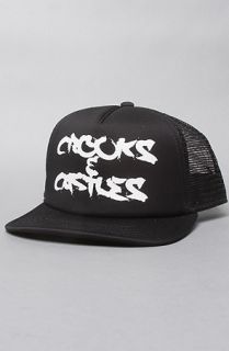 Crooks and Castles The Painter Snapback Hat in Black