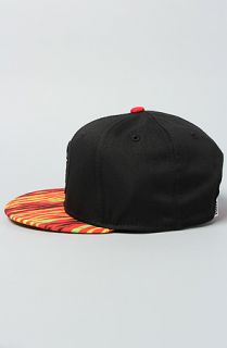 NEFF The Quest Cap in Black Rasta Concrete