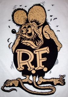 Vtg Rat Fink T Shirt Hot Rat Rod Rockabilly Ed Big Daddy Roth Drag