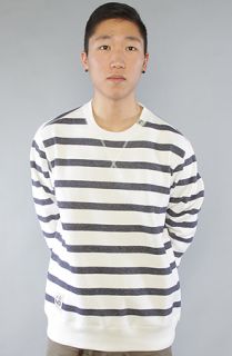 LRG Core Collection The Core Collection Striped Crewneck Sweatshirt in