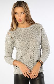 MINKPINK The Have A Yarn Jumper in Gray Marle