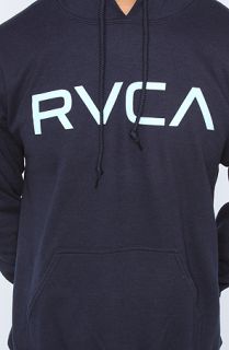 RVCA The Big RVCA Hoody in Navy Concrete