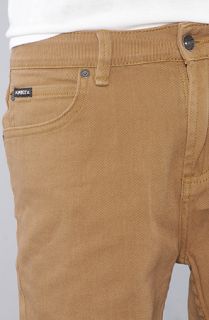 Obey The Juvee Cutoff Shorts in Tobacco Brown