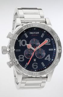 Nixon The 5130 Chrono Watch in Navy Concrete