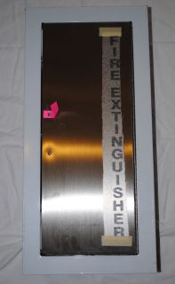   SM S D Stainless Steel Surface Mounted Fire Extinguisher Cabinet