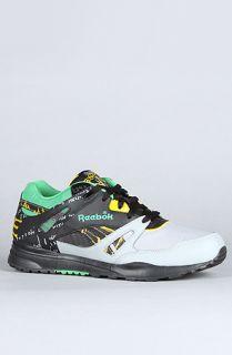 Reebok The Basquiat Ventilator Sneaker in Black Flat Grey Yellow