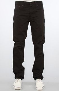 Levis The 511 Pants in Rinsed Twill Black