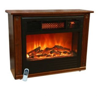 New Lifesmart Quartz Infrared Fireplace Portable Electric Heater 1500