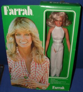 1977 Farah Fawcett Majors Doll Mego in Orig Box ABC Charlies Angels