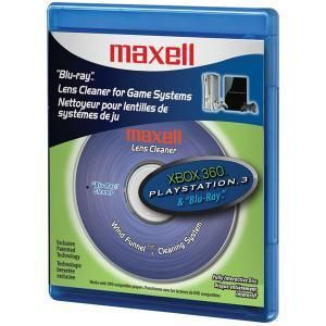 Maxell 190049 Brgame Blu Ray Gaming Lens Cleaner for Xbox 360 PS3