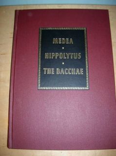 Euripides Medea Hippolytus The Bacchae Heritage 1963