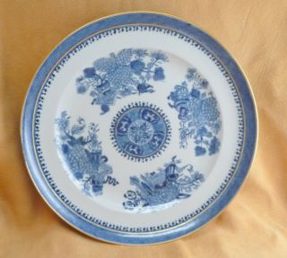 Antique Chinese Blue White Fitzhugh Export Porcelain Dinner Plate