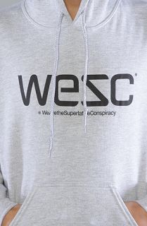 WeSC The WeSC Hoody in Grey Melange Concrete