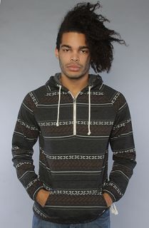 Vans The Abbot Hoody in Black Heather Print