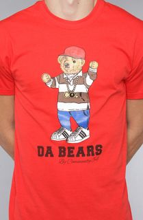 Community 54 The DMC Bear Tee in Red Concrete