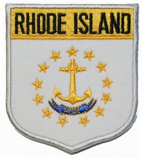 Rhode Island State Flag Embroidered Applique Patch