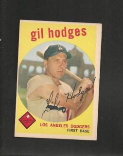  1959 Topps 270 Gil Hodges EX MT