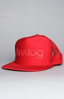 Analog The Caution Trucker Hat in Crimson Red