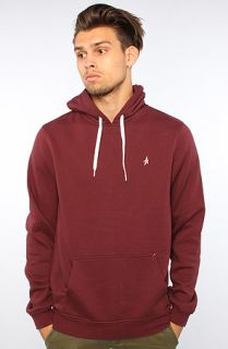 Altamont The Basic Hoody in Maroon Concrete
