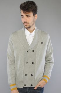 Under Two Flags The Double Breasted Cardigan in Grey