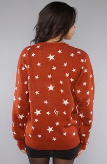 Joyrich The Joy Star Cardigan in Red Concrete