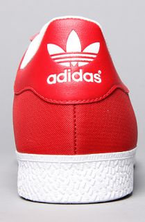 adidas The Gazelle 2 Nylon Sneaker in Light Scarlet White Metallic
