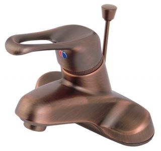 Single Handle 4 Lavatory Faucet Antique Copper 32765