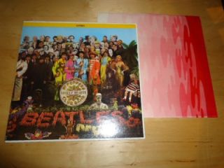 The Beatles Sgt Peppers Lonely Hearts Vinyl Record Capitol Rainbow