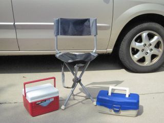 Fishing Gear Tackle Box Cooler and Chair