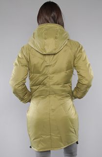 Nikita The Apsu Down Coat in Moss Concrete