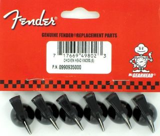 fender amp vintage chicken head knobs 6 pack genuine fender amplifier