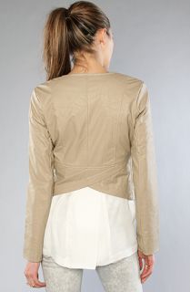 Jack BB Dakota The Hyde PU Leather Jacket in Tan