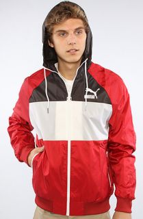 Puma The Heritage Wind Jacket in Red Concrete