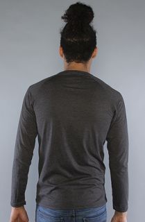 Vans The Palo Verde Henley in New Charcoal Heather