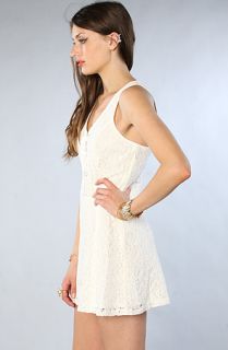 BB Dakota The Benita Lace Up Eyelet Dress