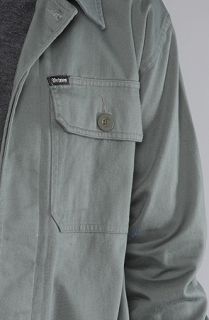 Brixton The Jameson Jacket in Sage Concrete