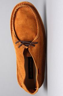 Oliberte The Nimbol Shoe in Rust Suede