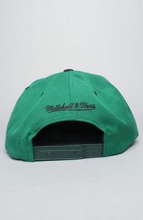 Mitchell & Ness The Wordmark Snapback Hat in Green Black  Karmaloop