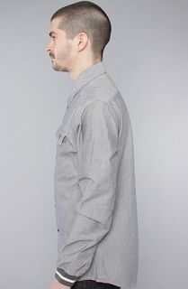 N4E1 The Milk Buttondown Shirt in Chambray Black