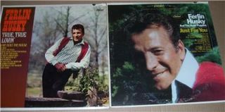 Lot of 8 Ferlin Husky Country Western Record Albums LP Rock A Billy