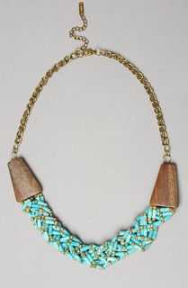 Obey The Gypsy Queen Necklace in Turquoise