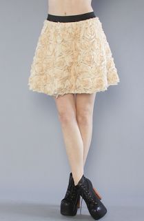 Free People The Rosey Holiday Skirt Concrete