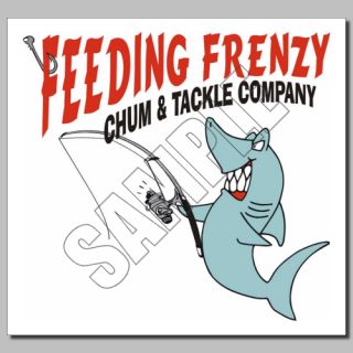 Fishing Decals Stickers Feeding Frenzy TNT Spiderwire Abu for Life