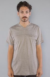 ORISUE The Towa VNeck Tee in Brown Concrete