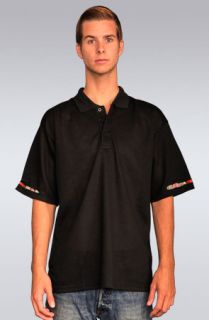 RMK Clothing Aypachii Polo in Black Pique